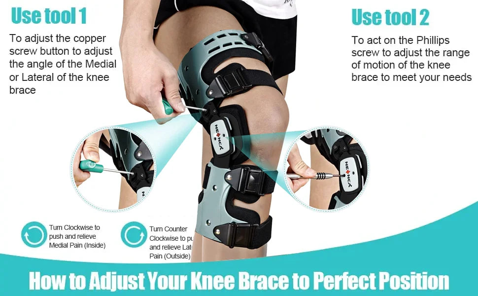 Unloader Knee Brace Adjustable Support for Osteoarthritis Pain Management