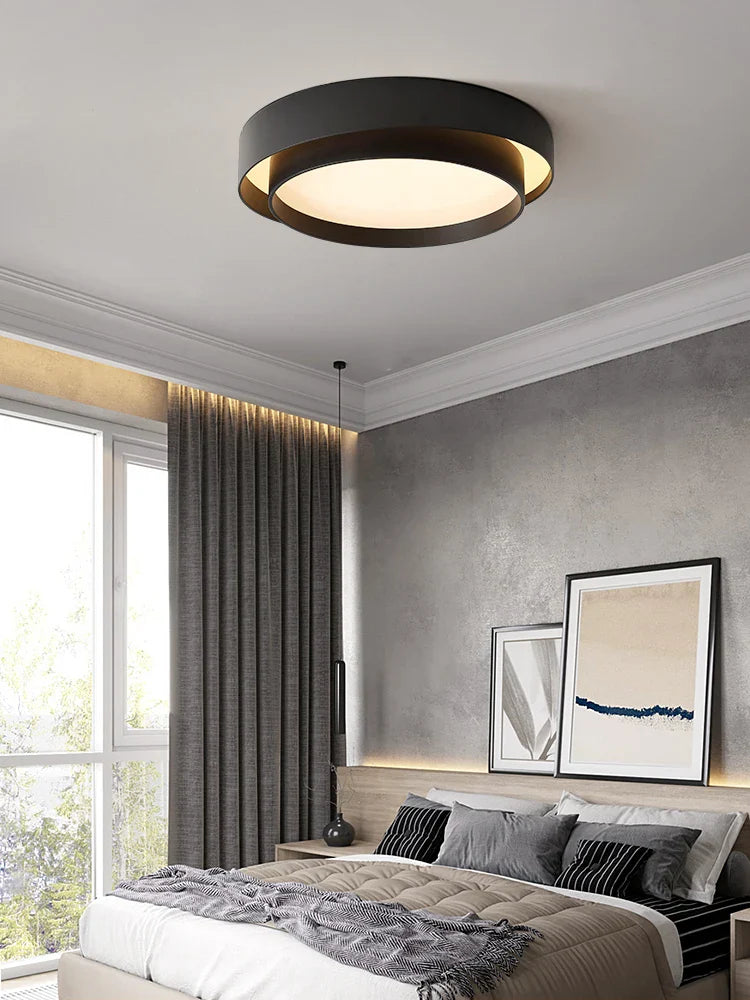 Nordic aura ceiling lamp with floating edge light