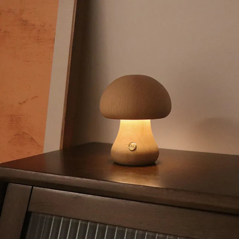 GlowCap Mushroom Table Lamp