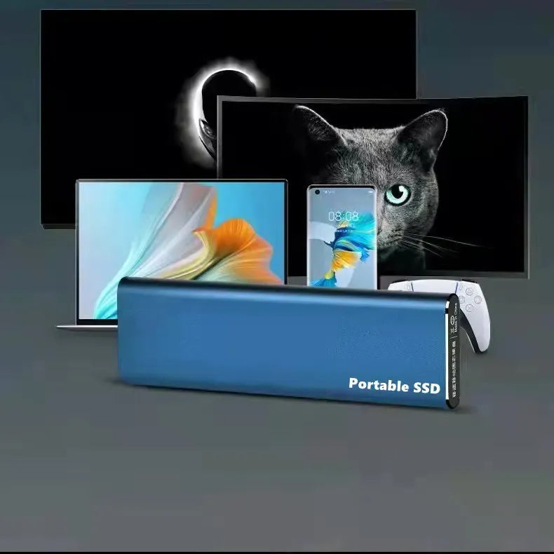 Portable 4 TB External Hard Drive in a Slim Design