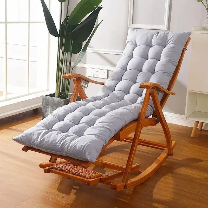 Flex padded rocking chair cushion