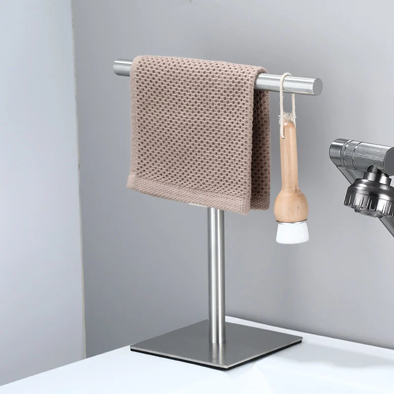Movable Hand Towel Stand Space-Saving Free-Standing Holder