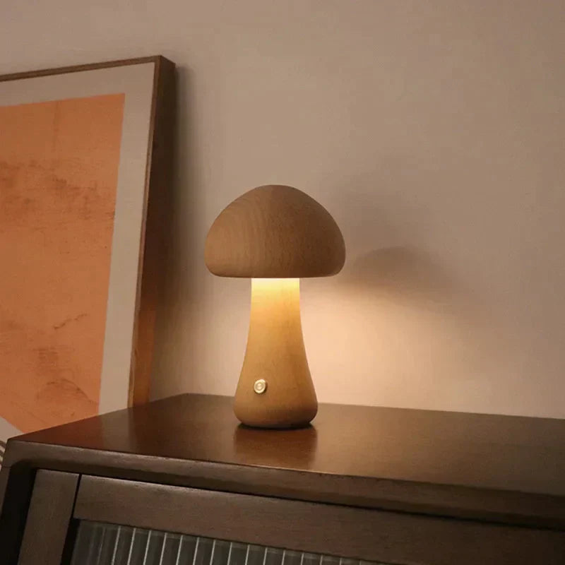 GlowCap Mushroom Table Lamp