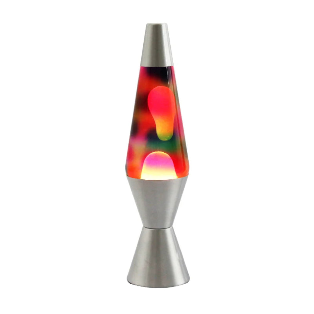 Retro Glow Lava Lamp Multicolor Cone Bottle Decorative Light