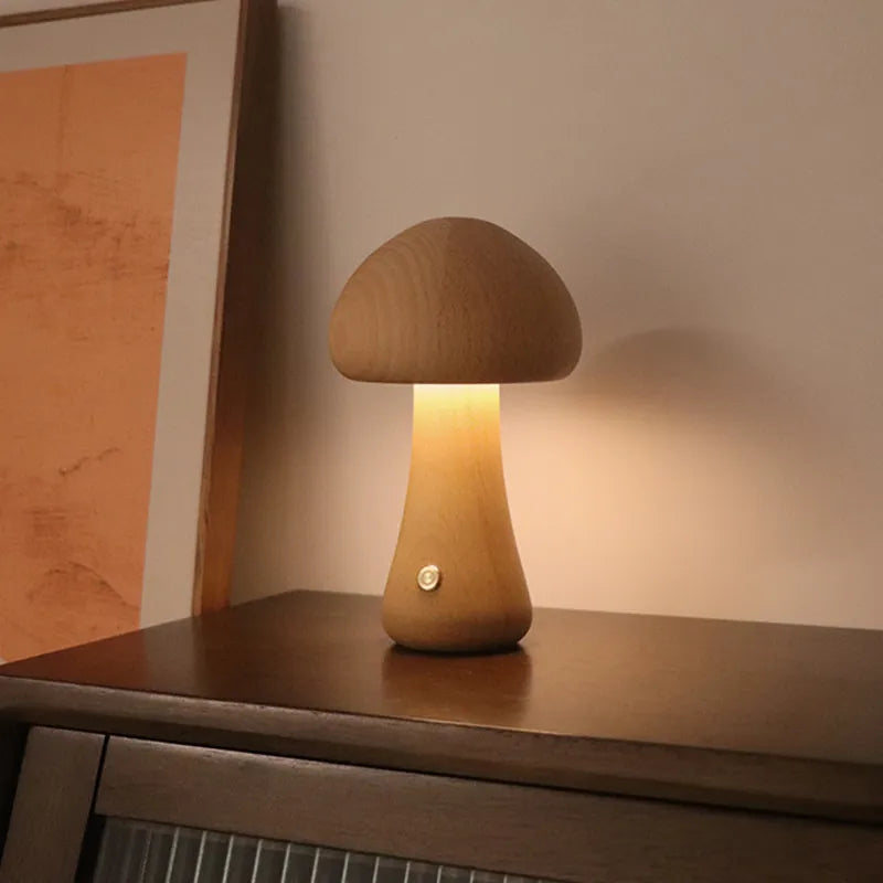 GlowCap Mushroom Table Lamp