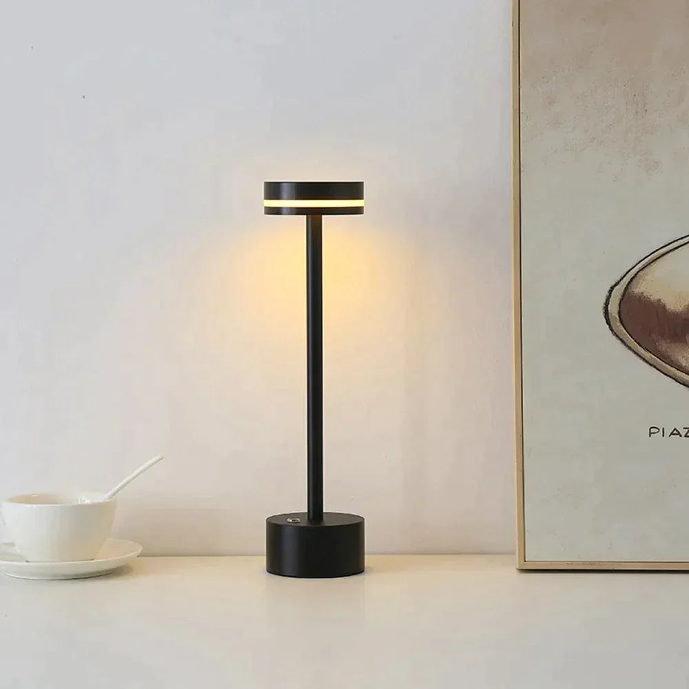 Cosmic Elegance Cordless Table Lamp Portable Rechargeable LED