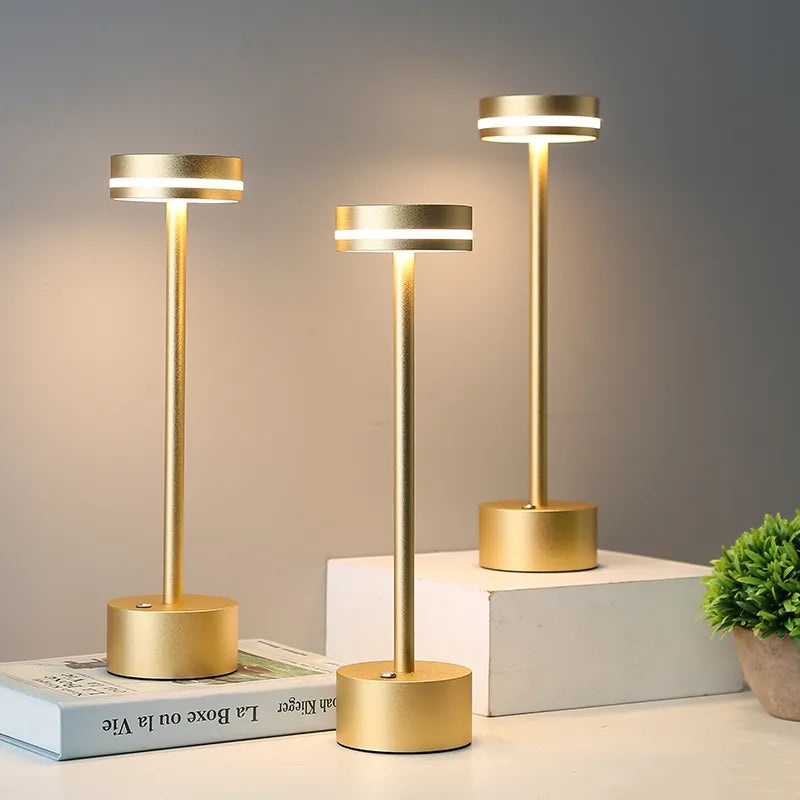 Cosmic Elegance Cordless Table Lamp Portable Rechargeable LED