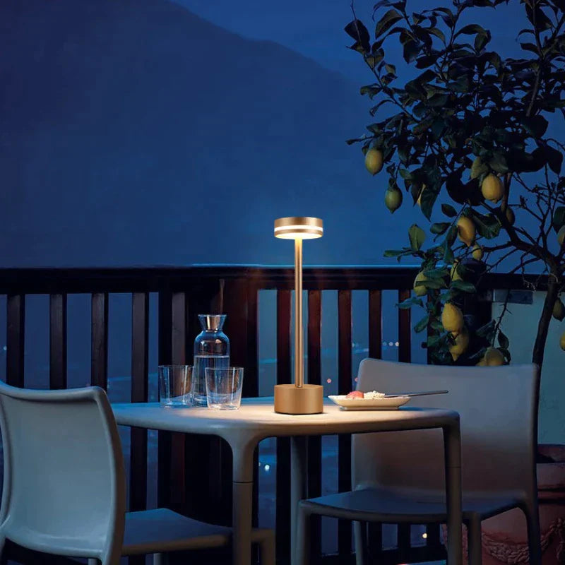 Cosmic Elegance Cordless Table Lamp Portable Rechargeable LED