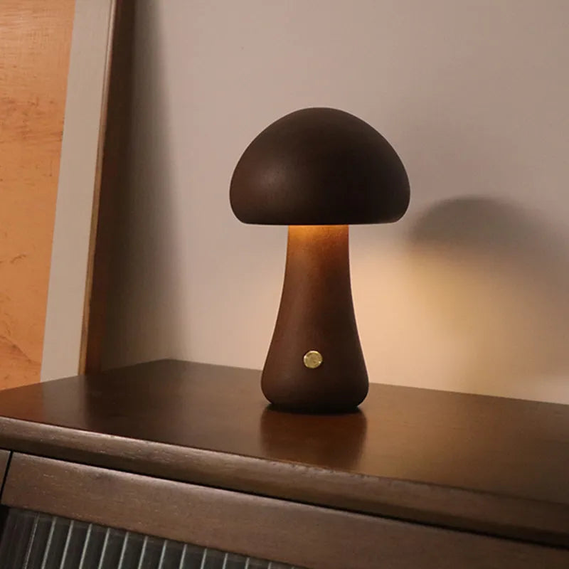 GlowCap Mushroom Table Lamp