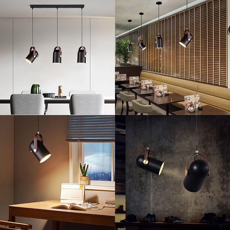 Adjustable Rotatable Pendant Light from Kitchen to Living Room