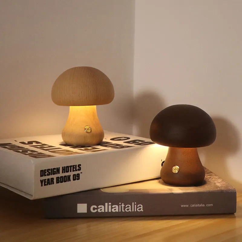 GlowCap Mushroom Table Lamp