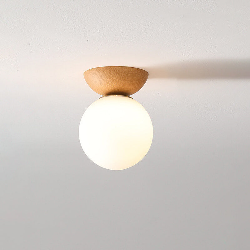 Japanese Style Ceiling Light Modern LED Pendant Light with 3 Color Modes