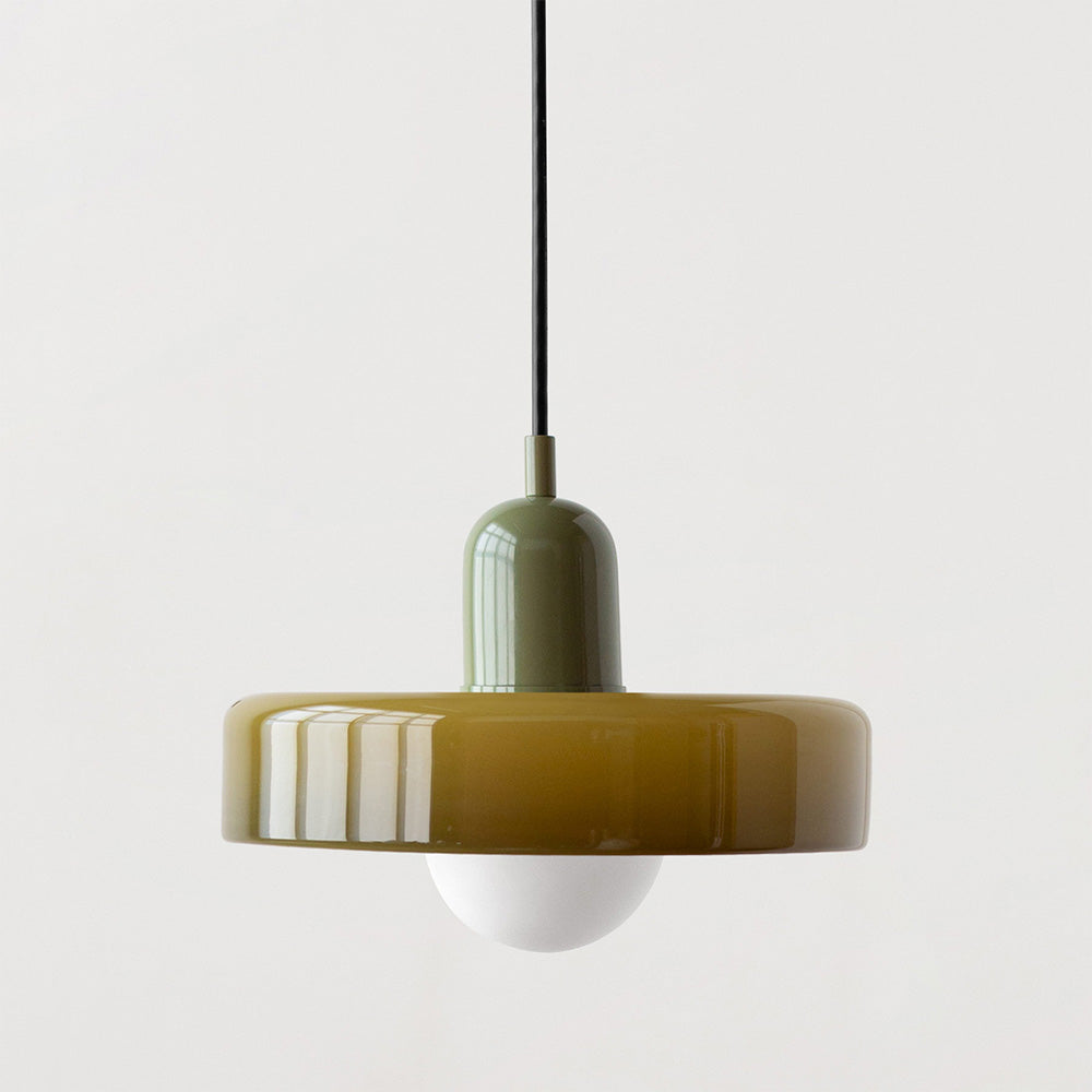 VitraLumo Gekleurde Glaslamp in Bauhaus Stijl