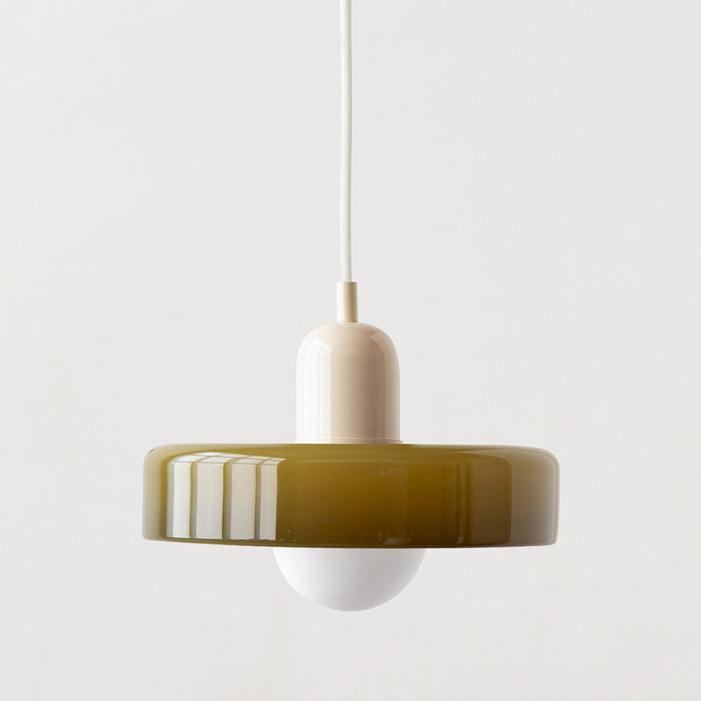VitraLumo Gekleurde Glaslamp in Bauhaus Stijl