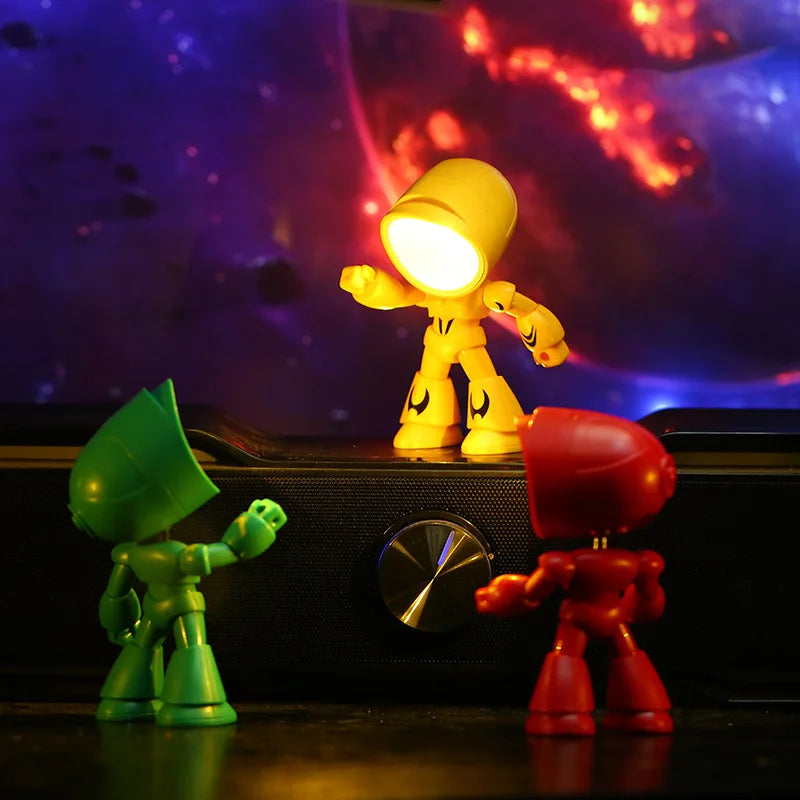 GlowTrooper desk lamp in robot style
