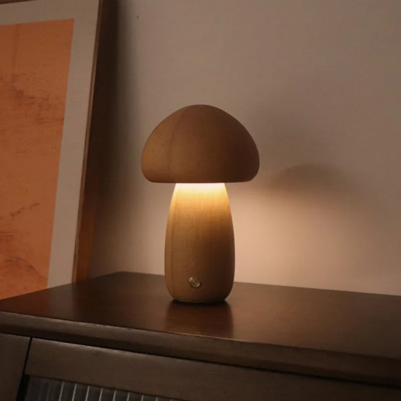 GlowCap Mushroom Table Lamp