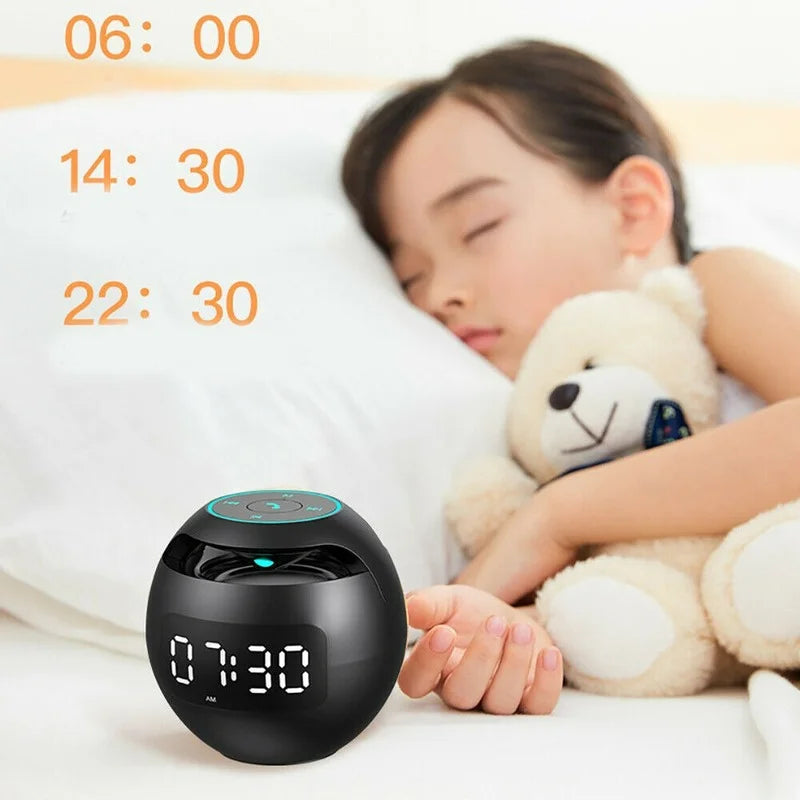 Multifunctional Bluetooth Alarm Clock Wireless Speaker & LED Mood Light