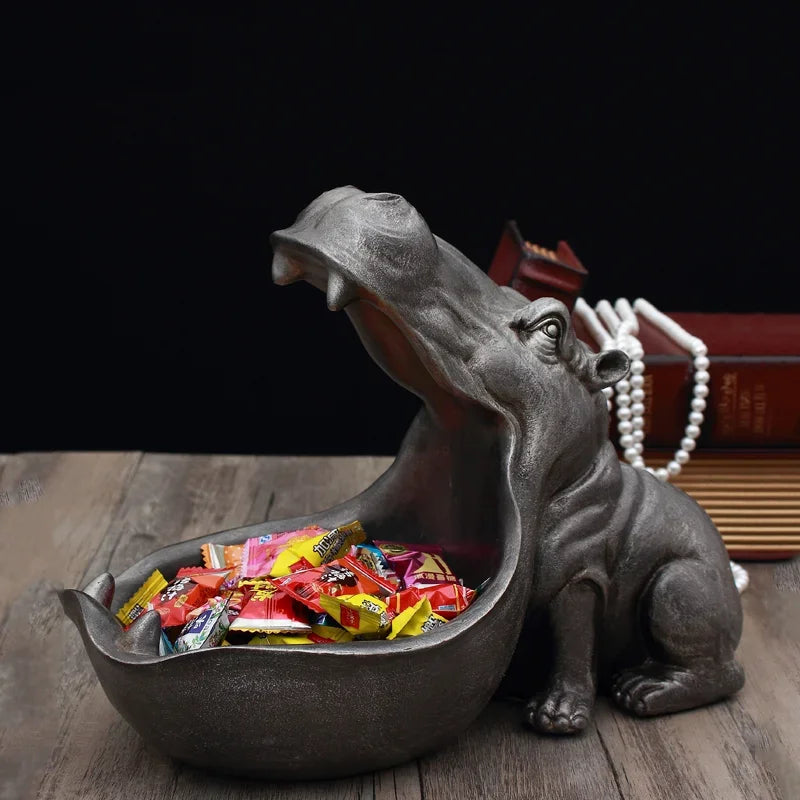 HippoHaven nijlpaard decoratieschaal