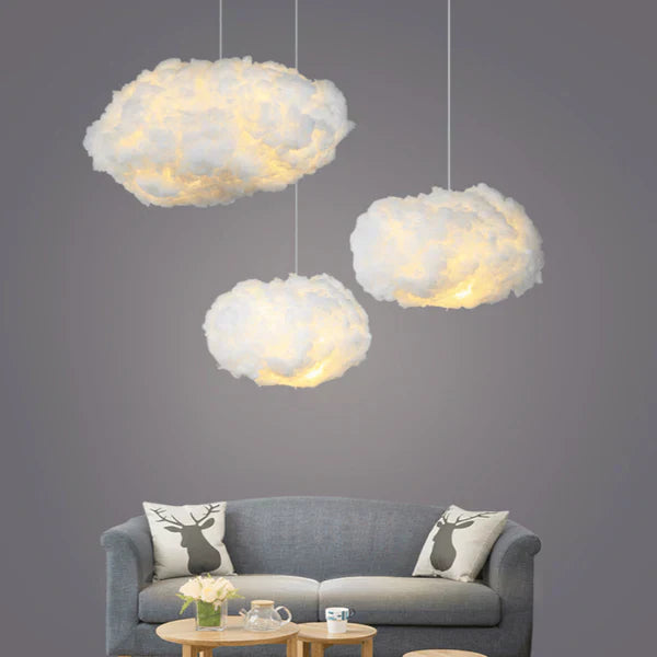 NebelWolk Luxe Plafondlamp van Katoen