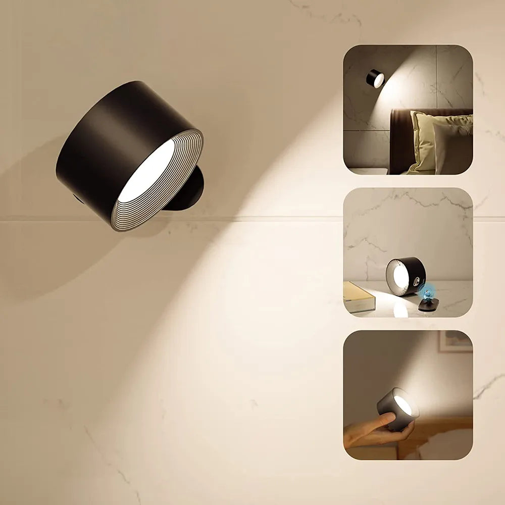 Draadloze LED-wandlamp om op te plakken, flexibele wandlamp voor binnen- en buitengebruik