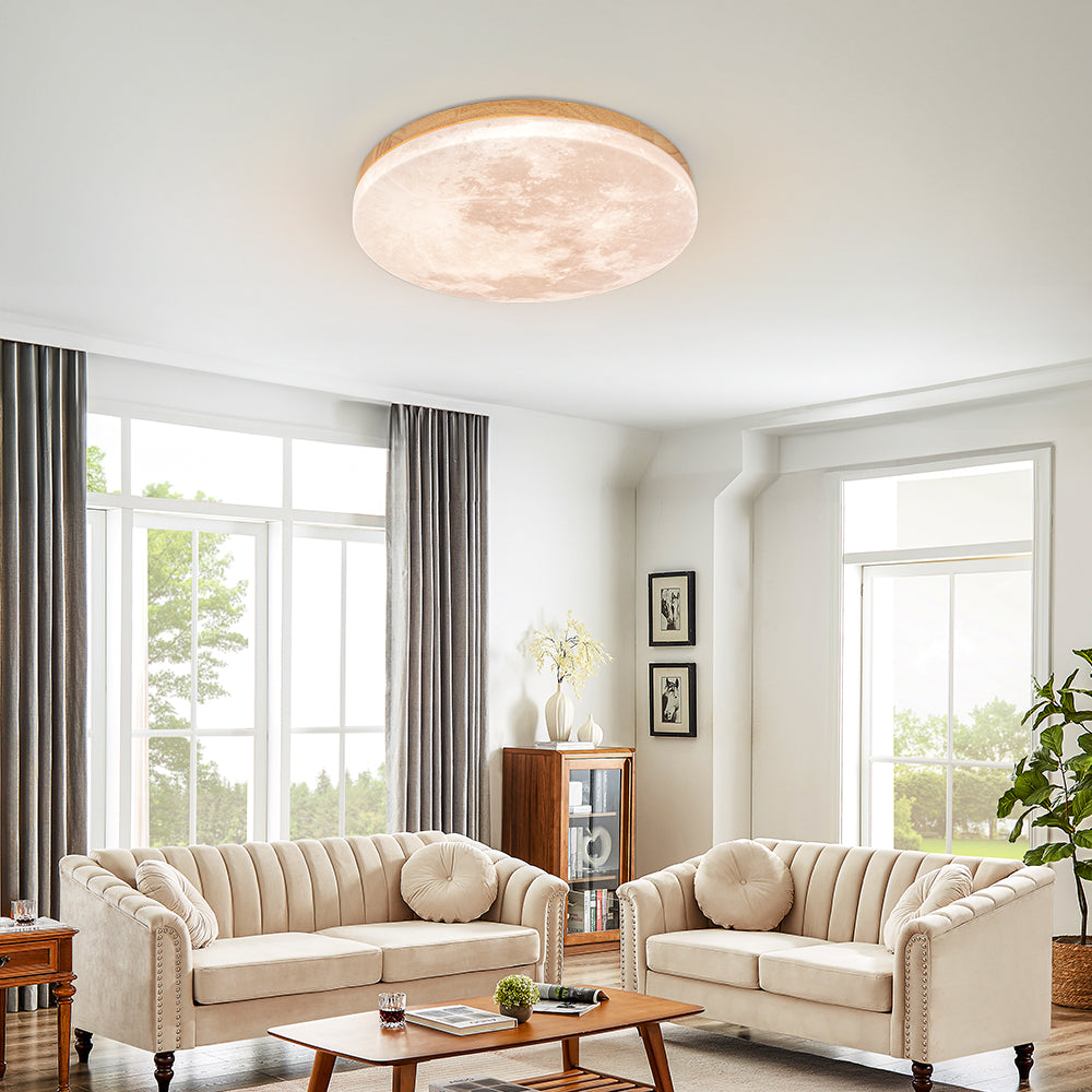 Modern Moonlight Ceiling Light LED Flush Mount