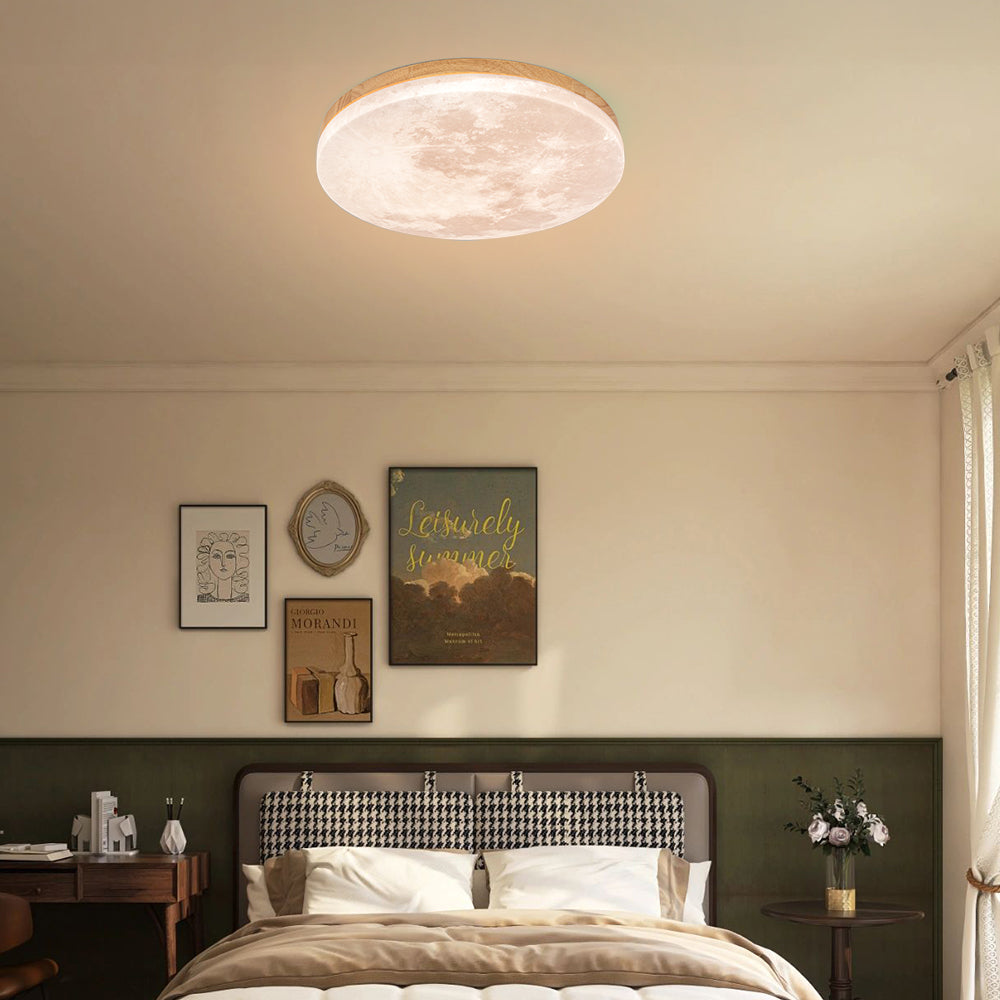 Modern Moonlight Ceiling Light LED Flush Mount