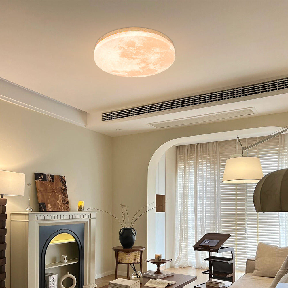 Modern Moonlight Ceiling Light LED Flush Mount