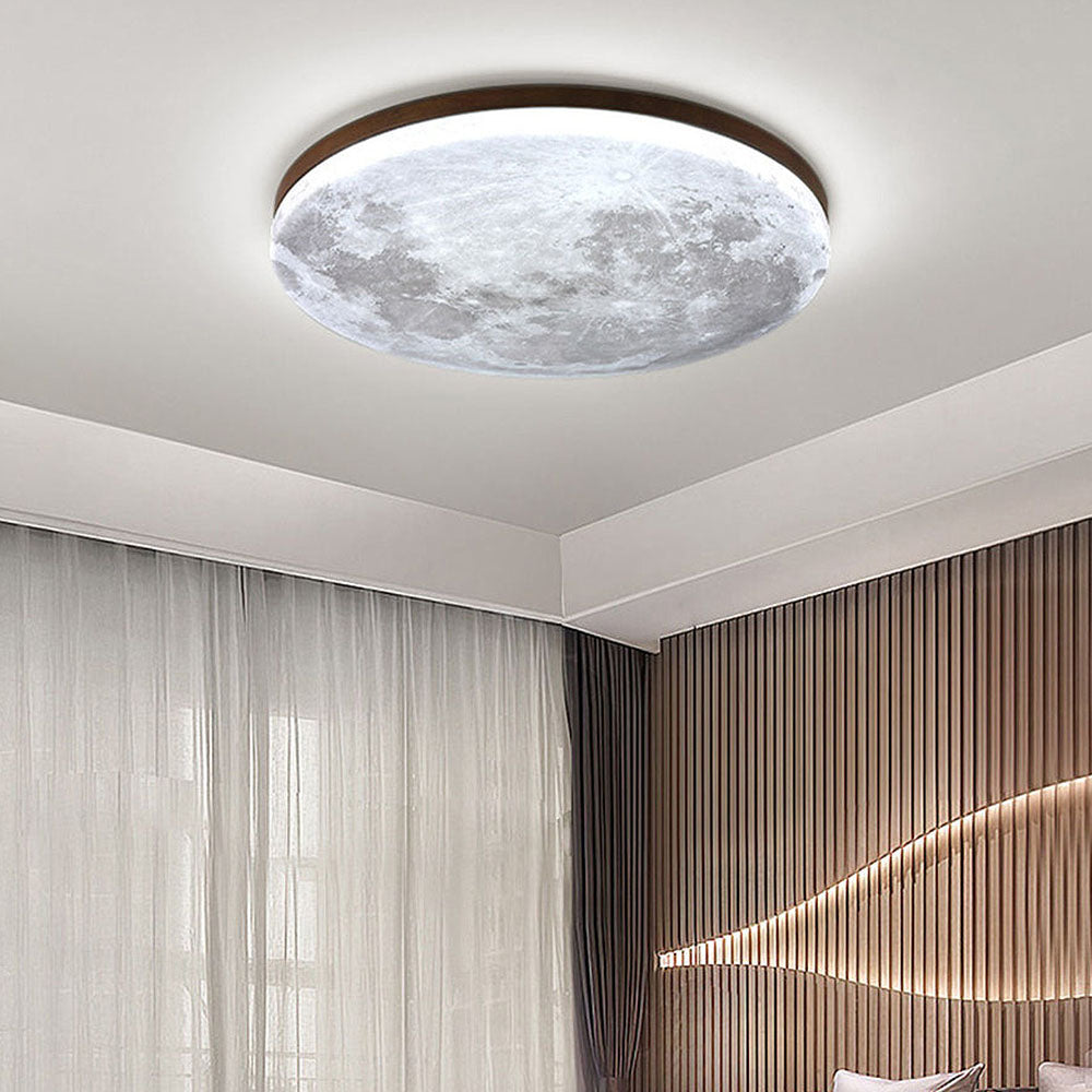 Modern Moonlight Ceiling Light LED Flush Mount