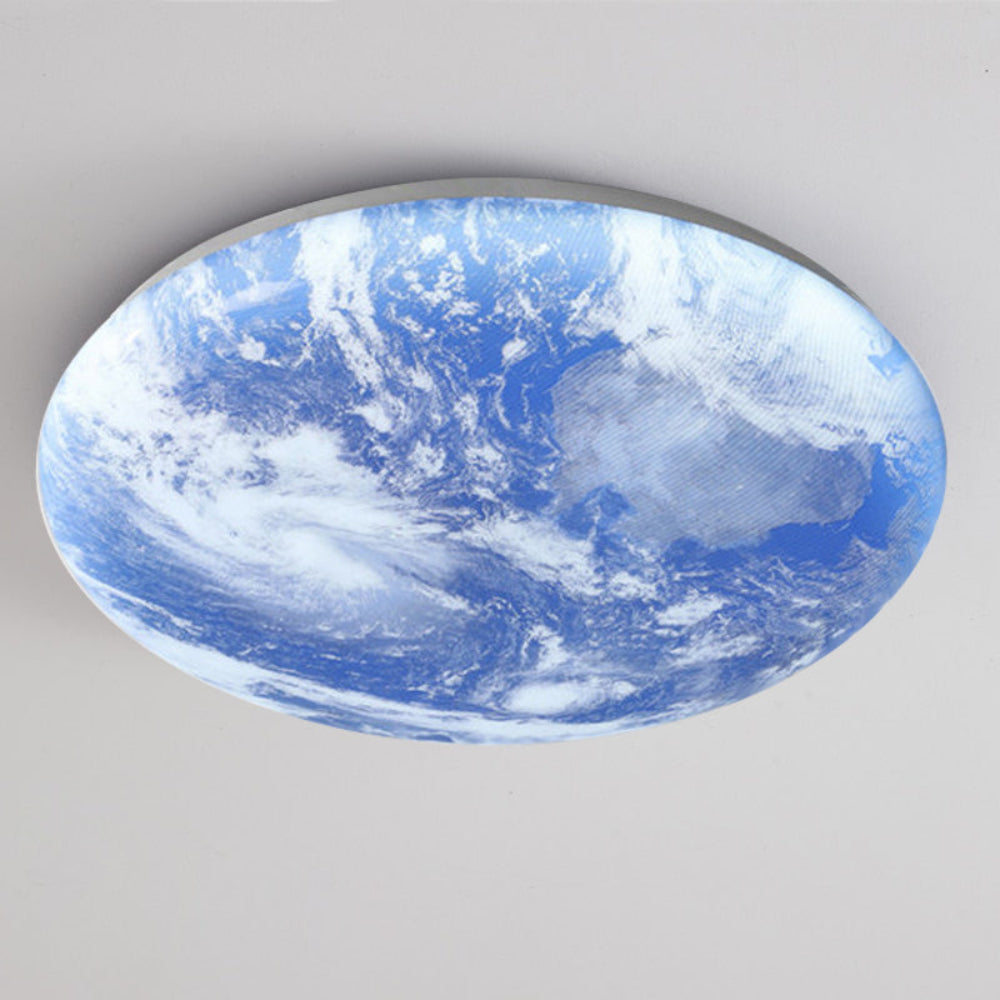 Modern Moonlight Ceiling Light LED Flush Mount
