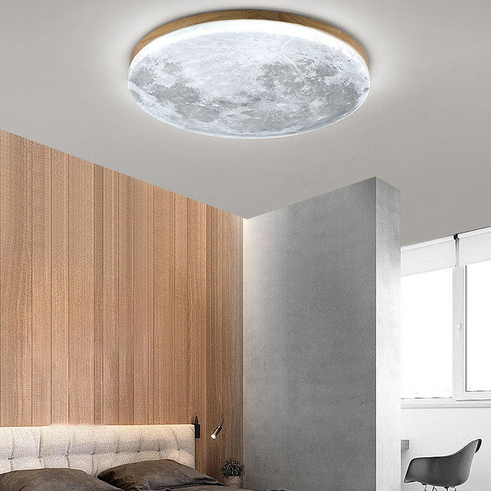 Modern Moonlight Ceiling Light LED Flush Mount