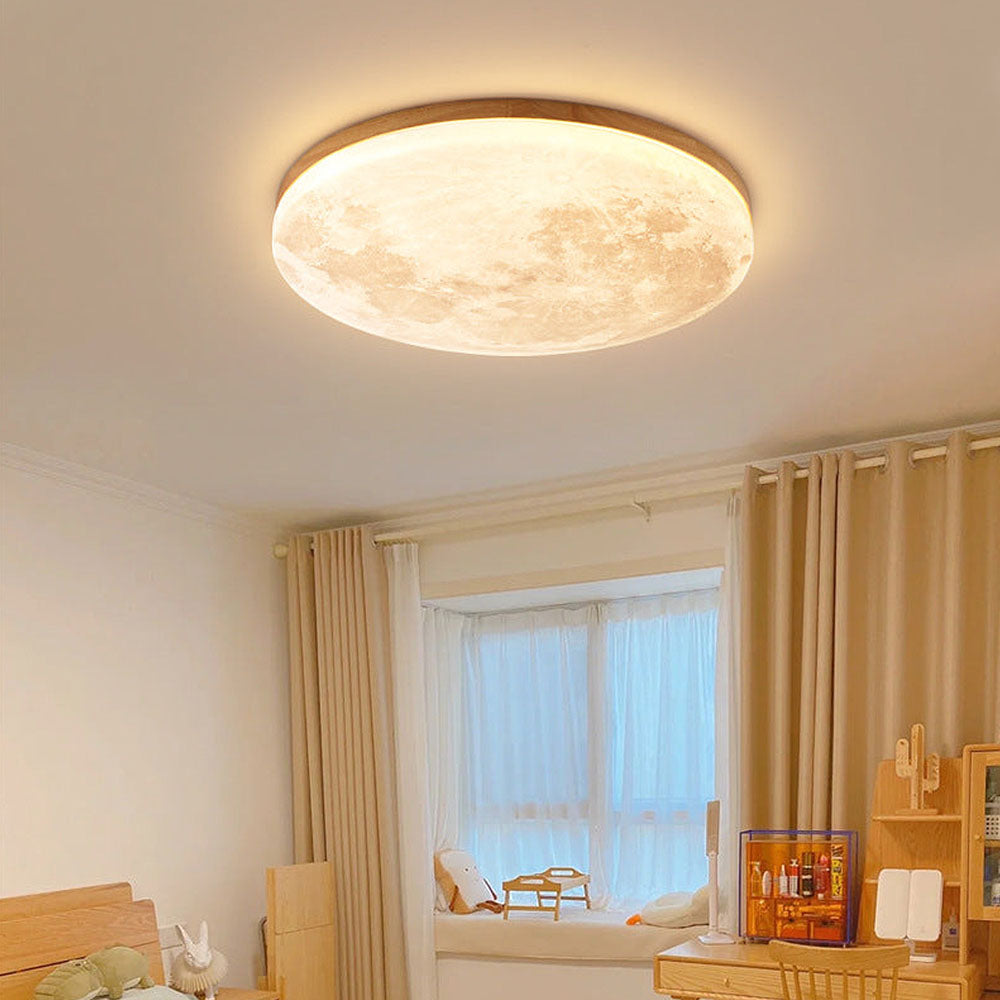 Modern Moonlight Ceiling Light LED Flush Mount