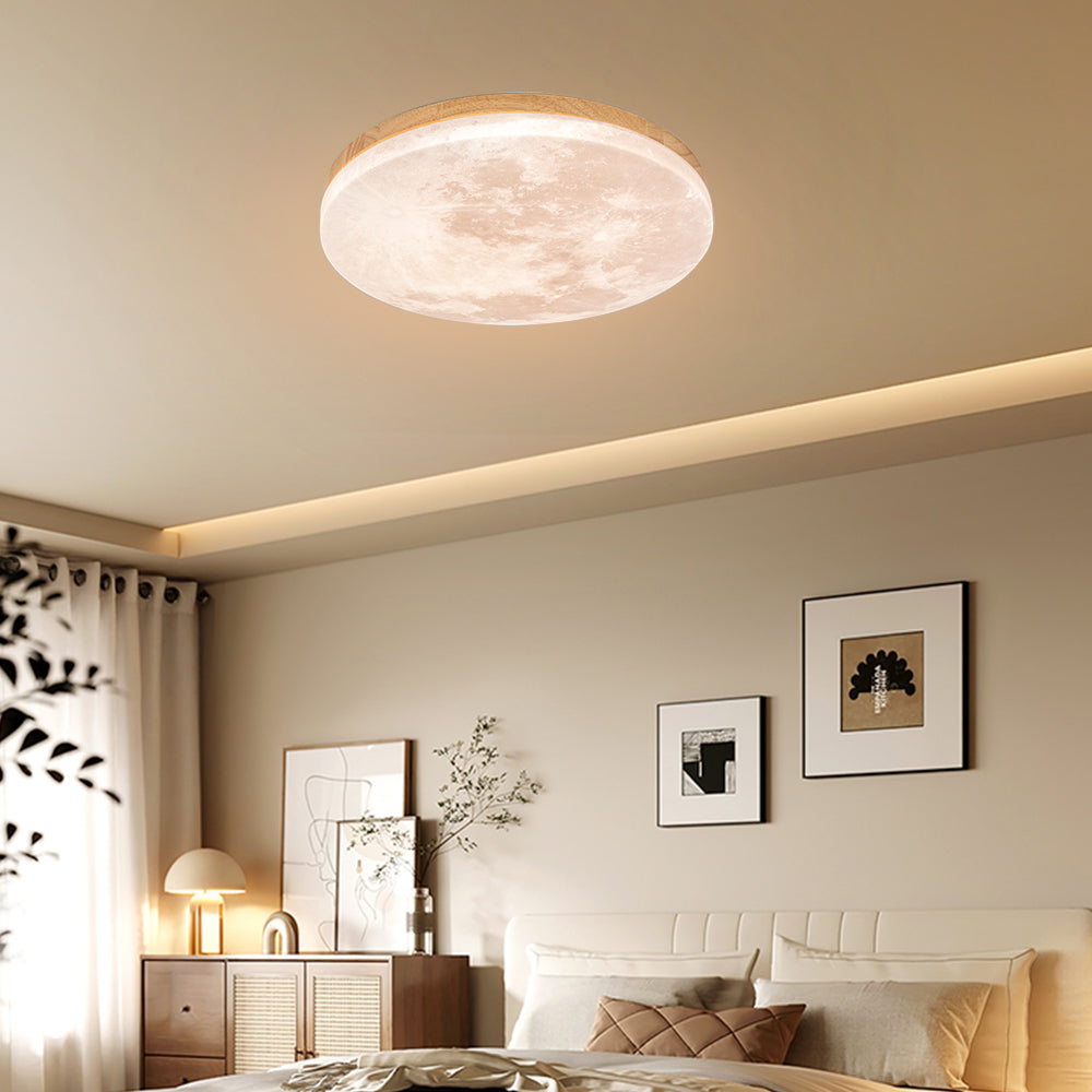 Modern Moonlight Ceiling Light LED Flush Mount