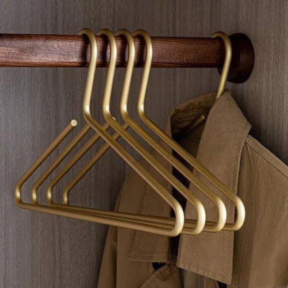 5-Piece Non-Slip Clothes Hanger Set Elegant Closet Organizer