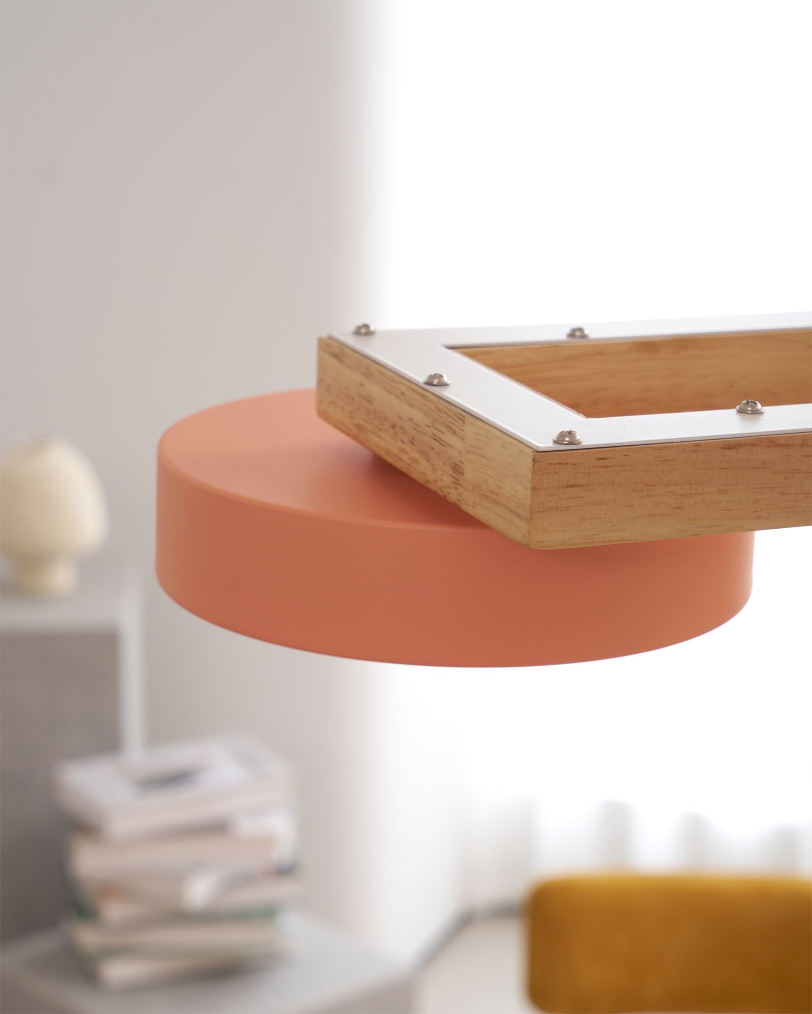 Wooden LED Pendant Light – Modern Long Ceiling Light Fixture