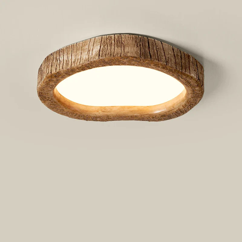 Cozylumin ceiling lamp with wood look for the bedroom
