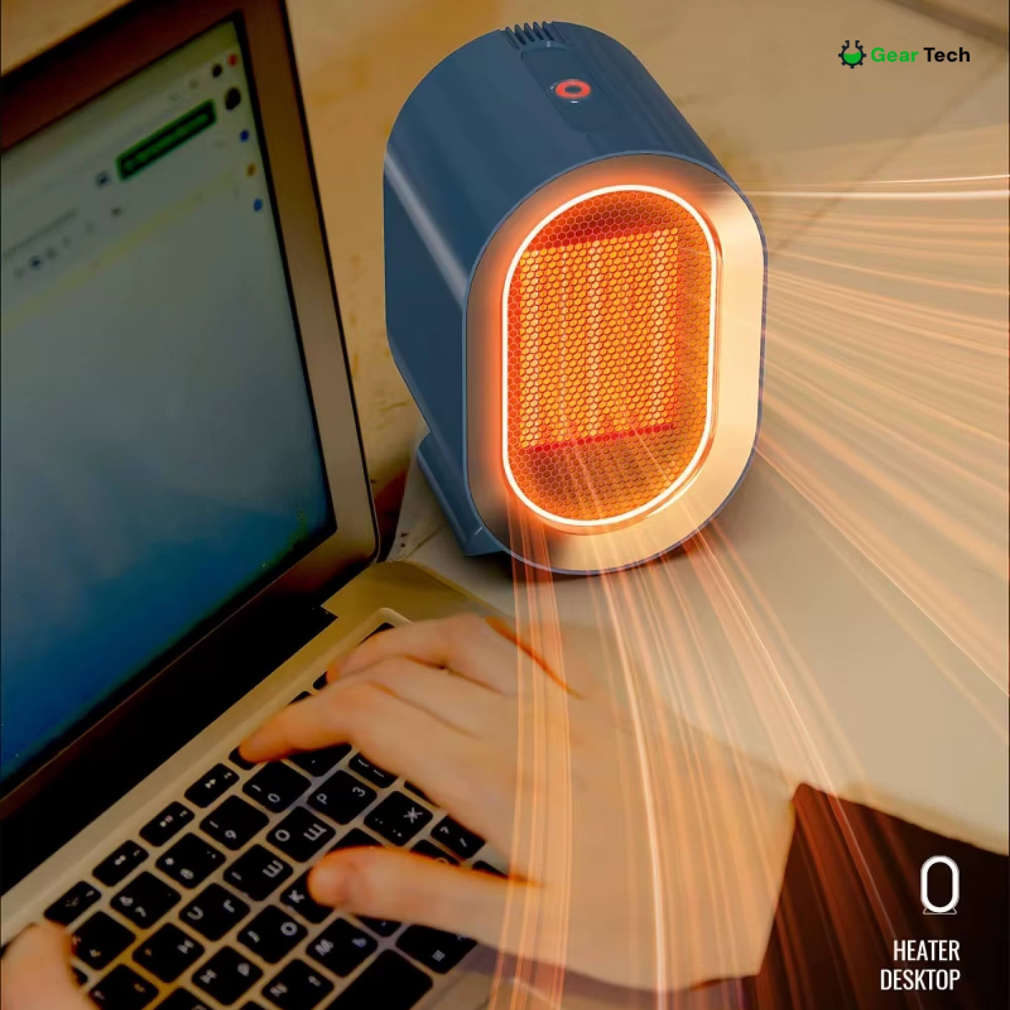 Portable Low-Energy Electric Heater Compact Room Warmer