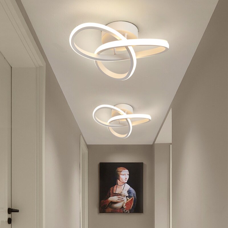 Modern 3-Ring Ceiling Light Stylish Adjustable LED Design