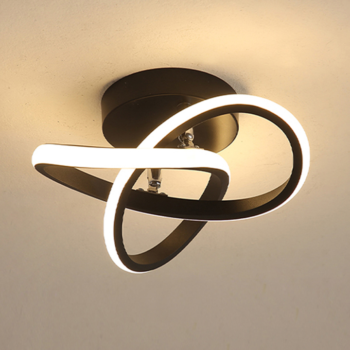 Modern 3-Ring Ceiling Light Stylish Adjustable LED Design