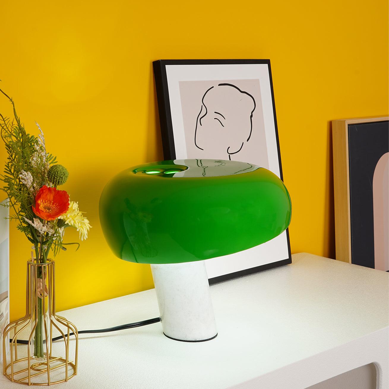 Marble Table Lamp Elegant Bedside & Desk Lighting for Living Room