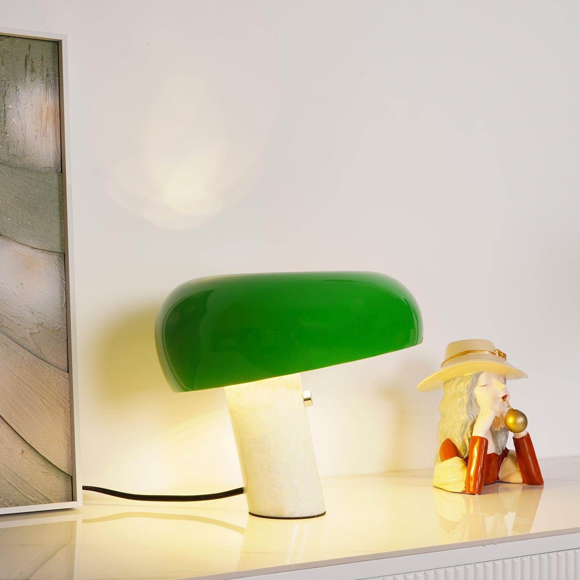 Marble Table Lamp Elegant Bedside & Desk Lighting for Living Room