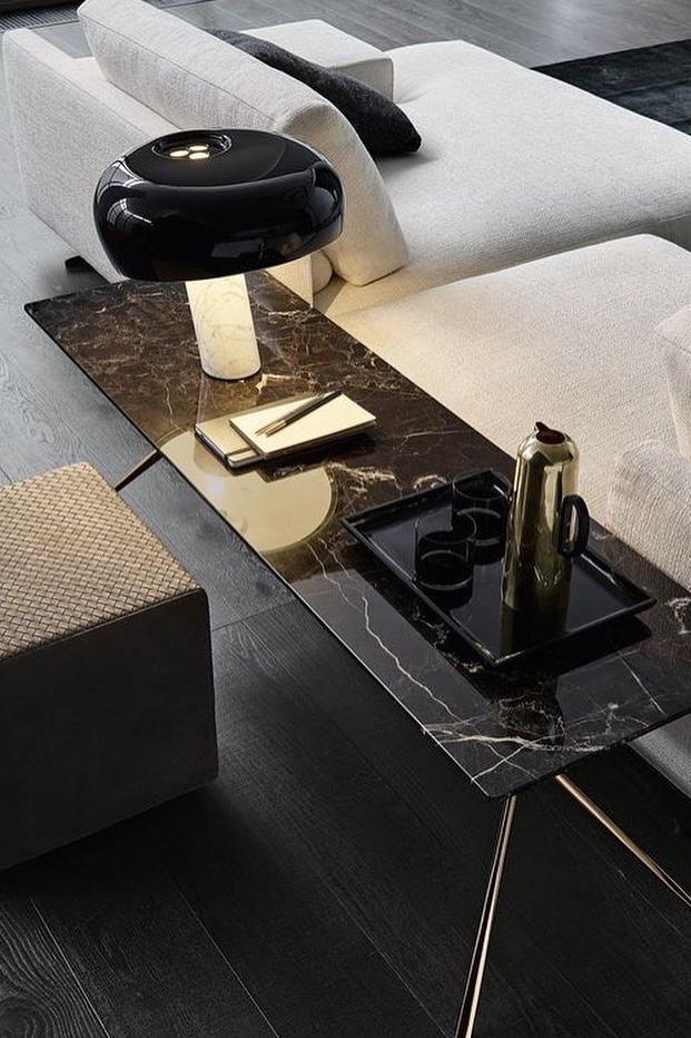 Marble Table Lamp Elegant Bedside & Desk Lighting for Living Room