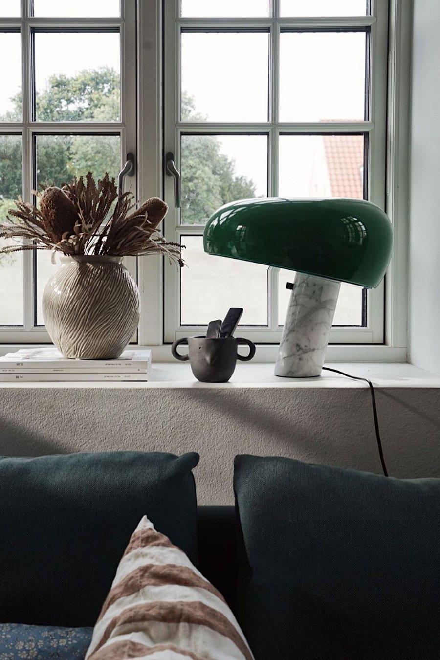 Marble Table Lamp Elegant Bedside & Desk Lighting for Living Room