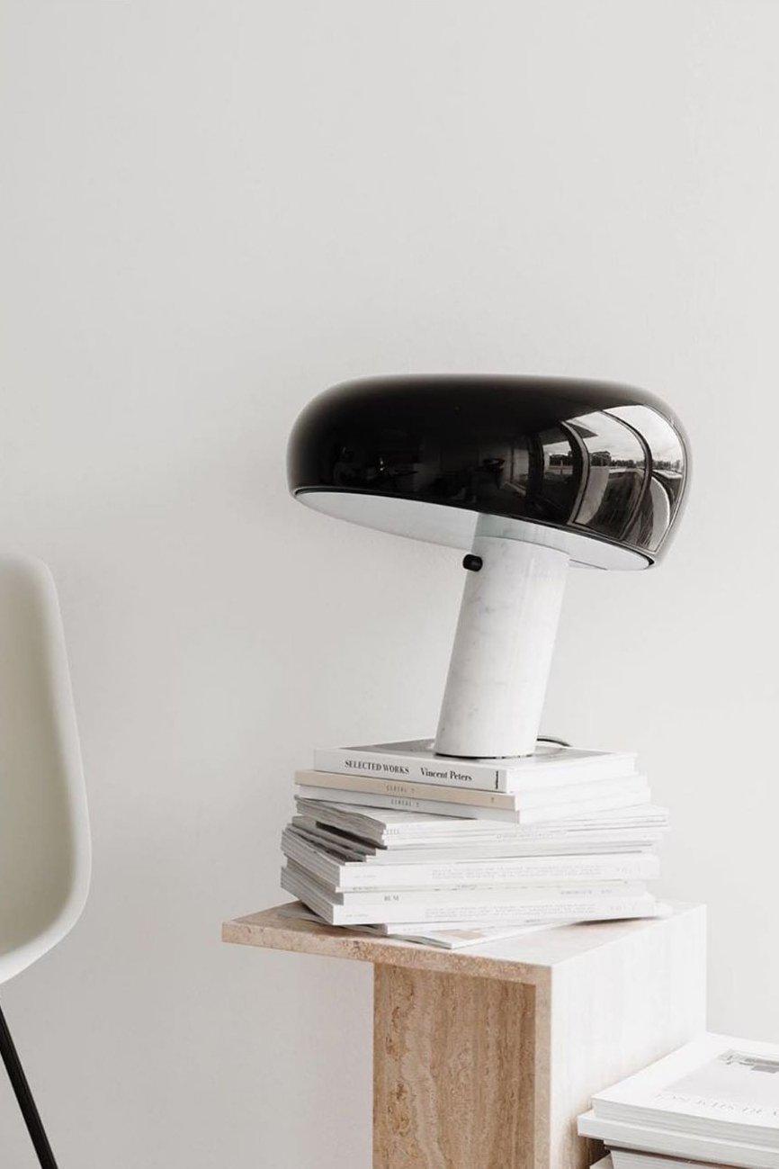 Marble Table Lamp Elegant Bedside & Desk Lighting for Living Room
