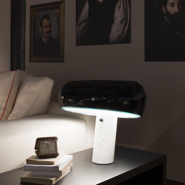 Marble Table Lamp Elegant Bedside & Desk Lighting for Living Room
