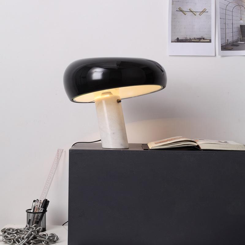 Marble Table Lamp Elegant Bedside & Desk Lighting for Living Room