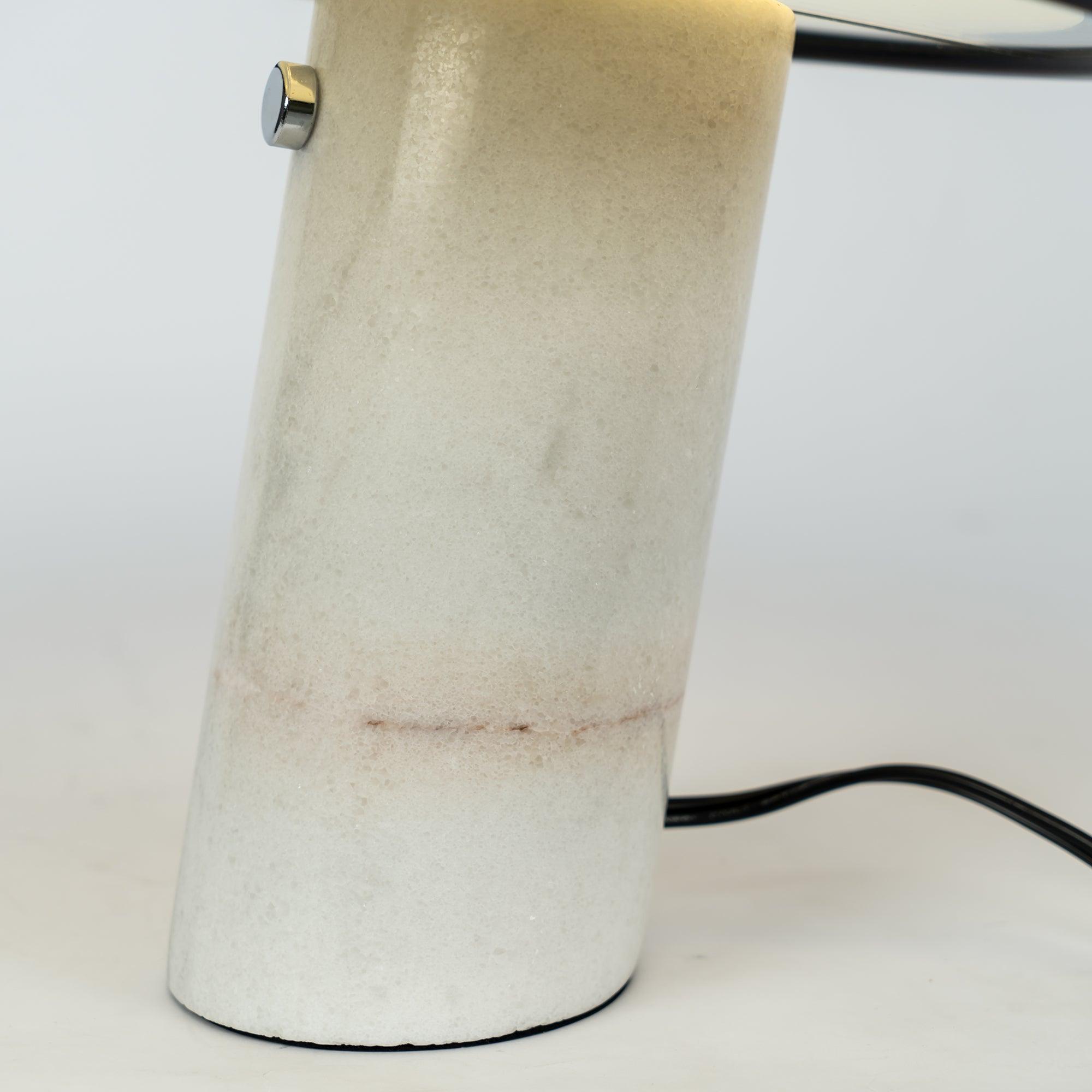 Marble Table Lamp Elegant Bedside & Desk Lighting for Living Room