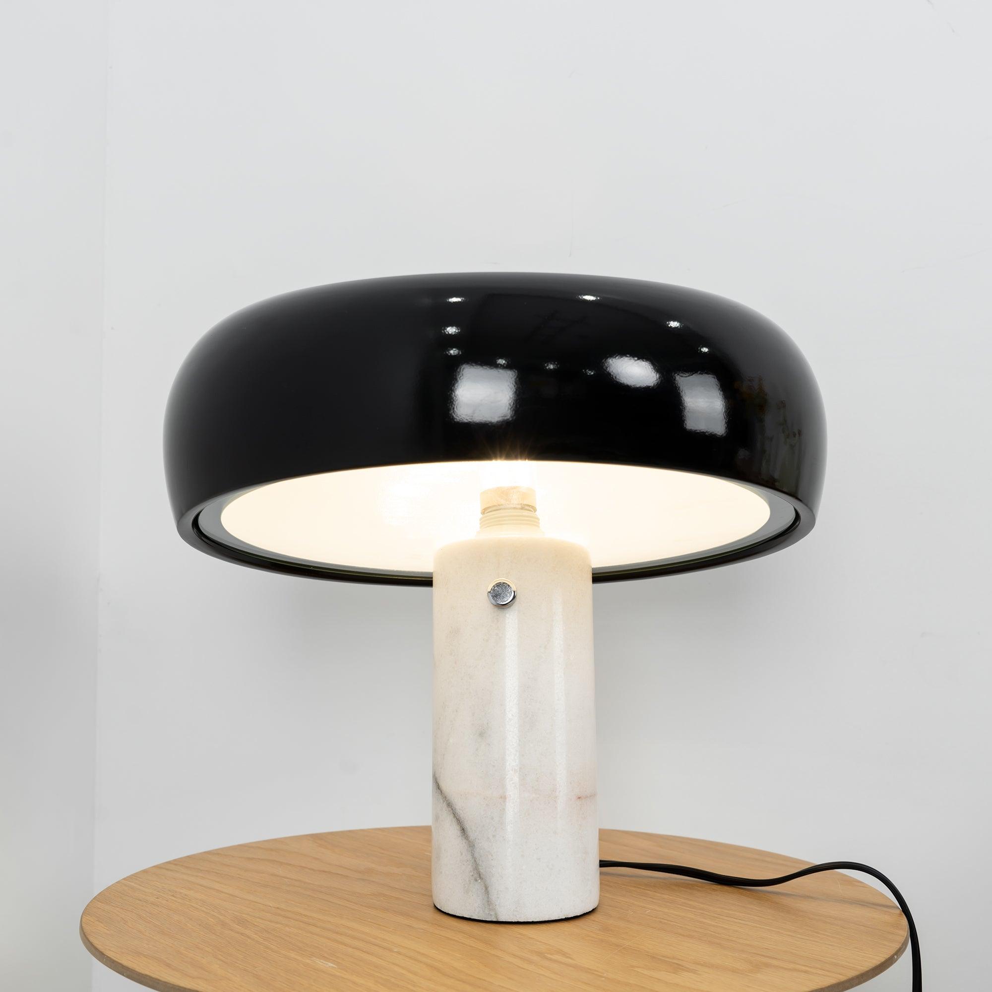 Marble Table Lamp Elegant Bedside & Desk Lighting for Living Room