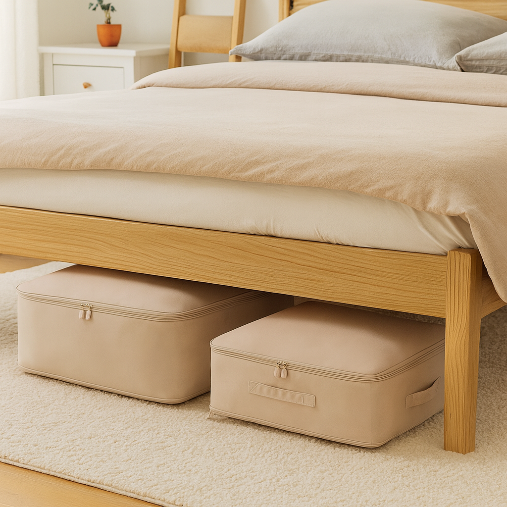 Compact Vacuum Storage Set Foldable Compression Box for Clothes & Linens