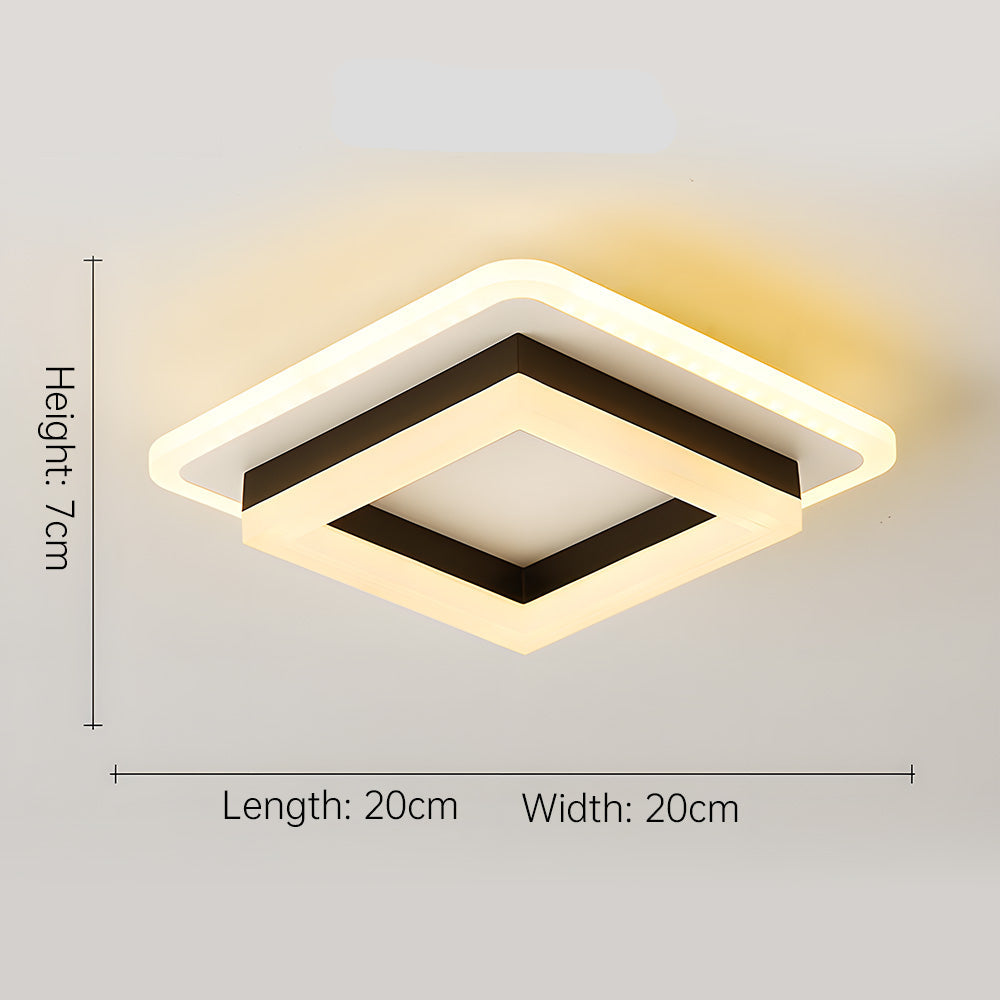 Slim Square Modern LED Ceiling Light