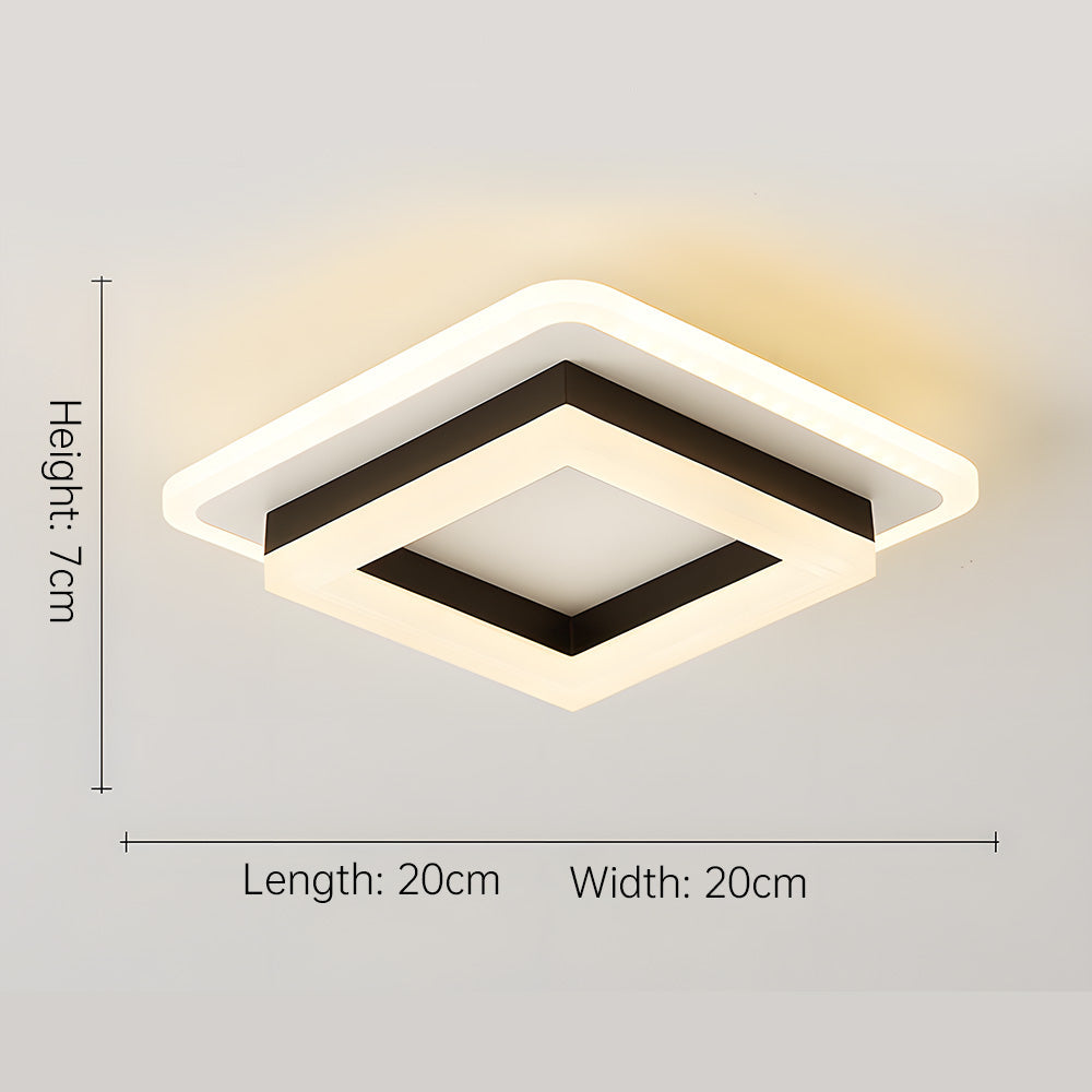 Slim Square Modern LED Ceiling Light